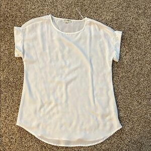 Zenana Sheer White Women's Blouse